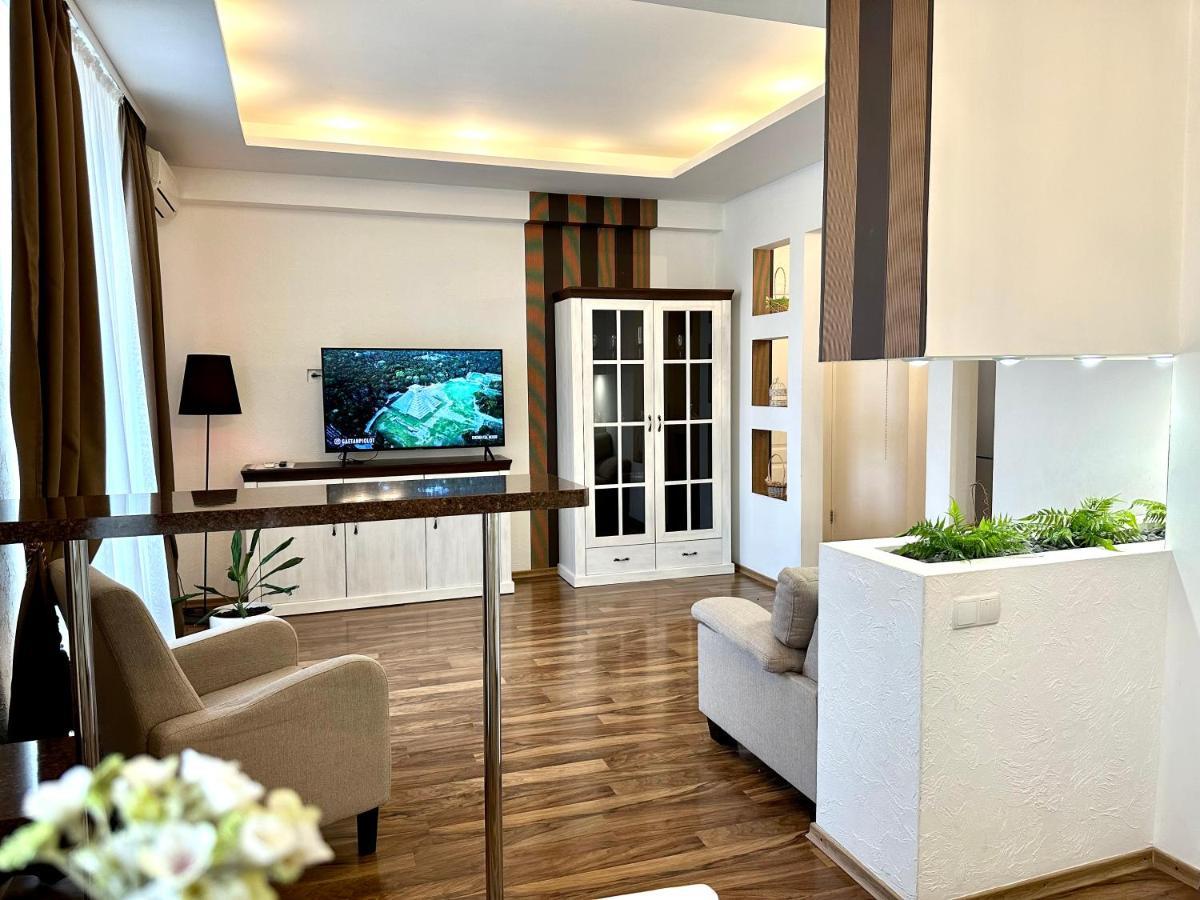 Lux Apartments In The City Center With A Coffee Machine, View Of A Theater, Near Zlata Plaza Rivne Kültér fotó