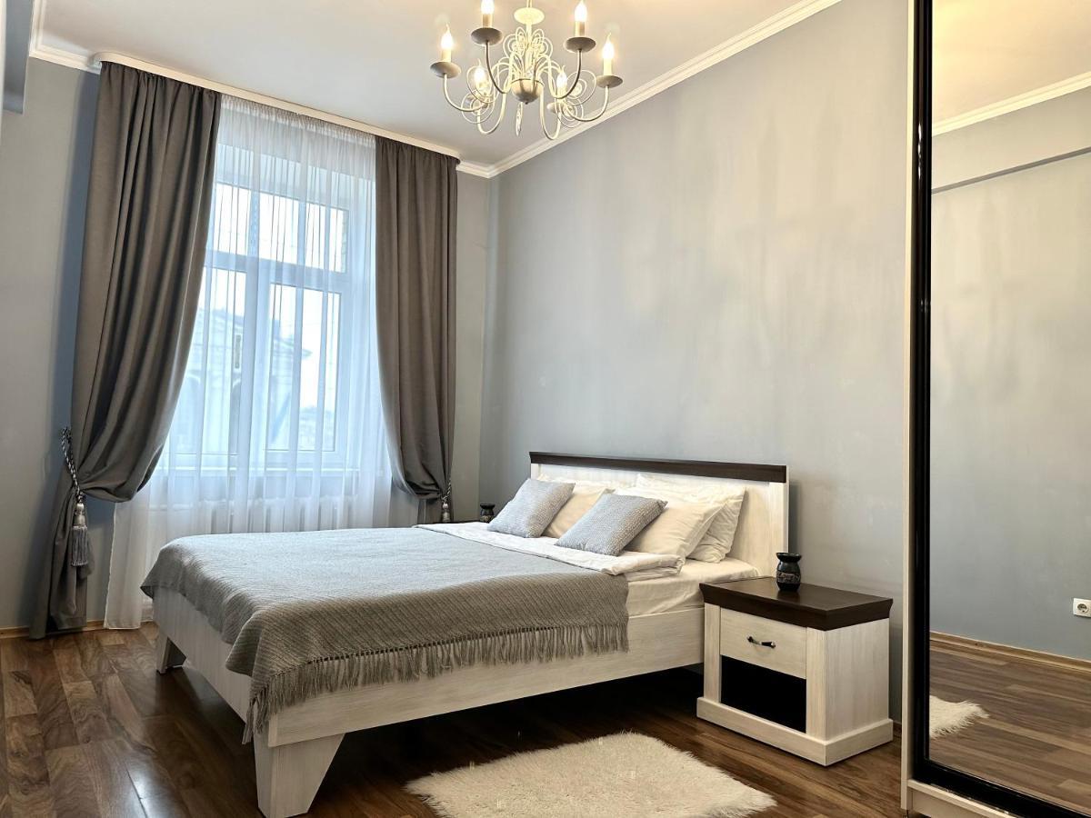Lux Apartments In The City Center With A Coffee Machine, View Of A Theater, Near Zlata Plaza Rivne Kültér fotó